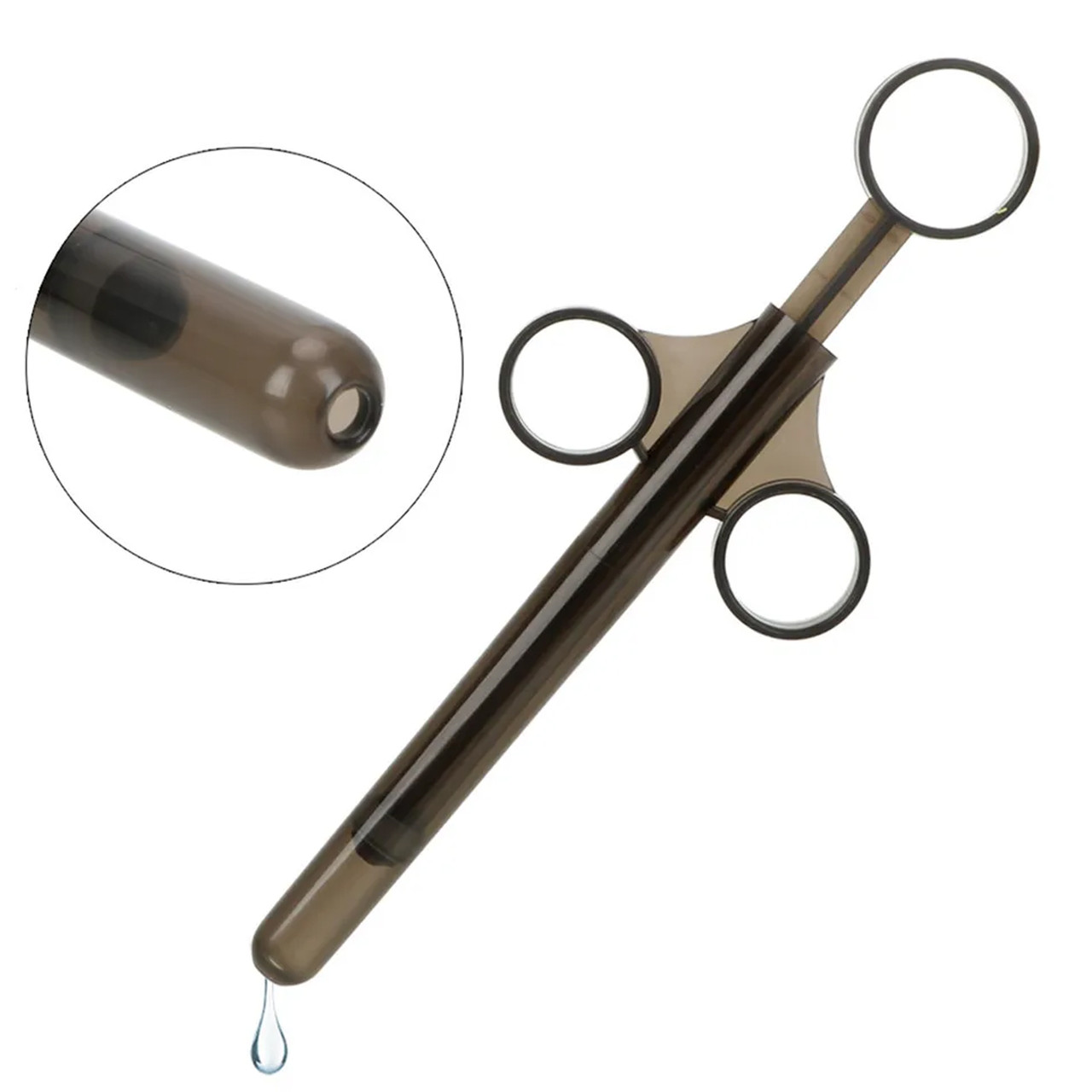 Шприц для введення лубриканта | Аплікатор для інтимного змащення та гелю, анальний шприц багаторазовий, фото 1