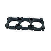 Холдер 18650 1х3 для акумуляторів - 1 шт пластиковий