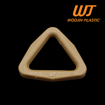 Рамка трикутна 25 мм Triangle WJ, Woojin Plastic ацеталь колір Койот