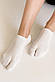 Шкарпетки сліди табі жіночі 36-40 Velina Apmi білий, фото 5