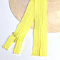 Потаємна блискавка 25см Китай нейлонова основа колір жовтий, фото 2