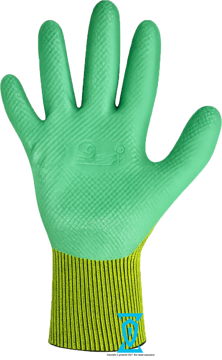 Рукавички робочі стрейчева покрита гладким нітрилом #788