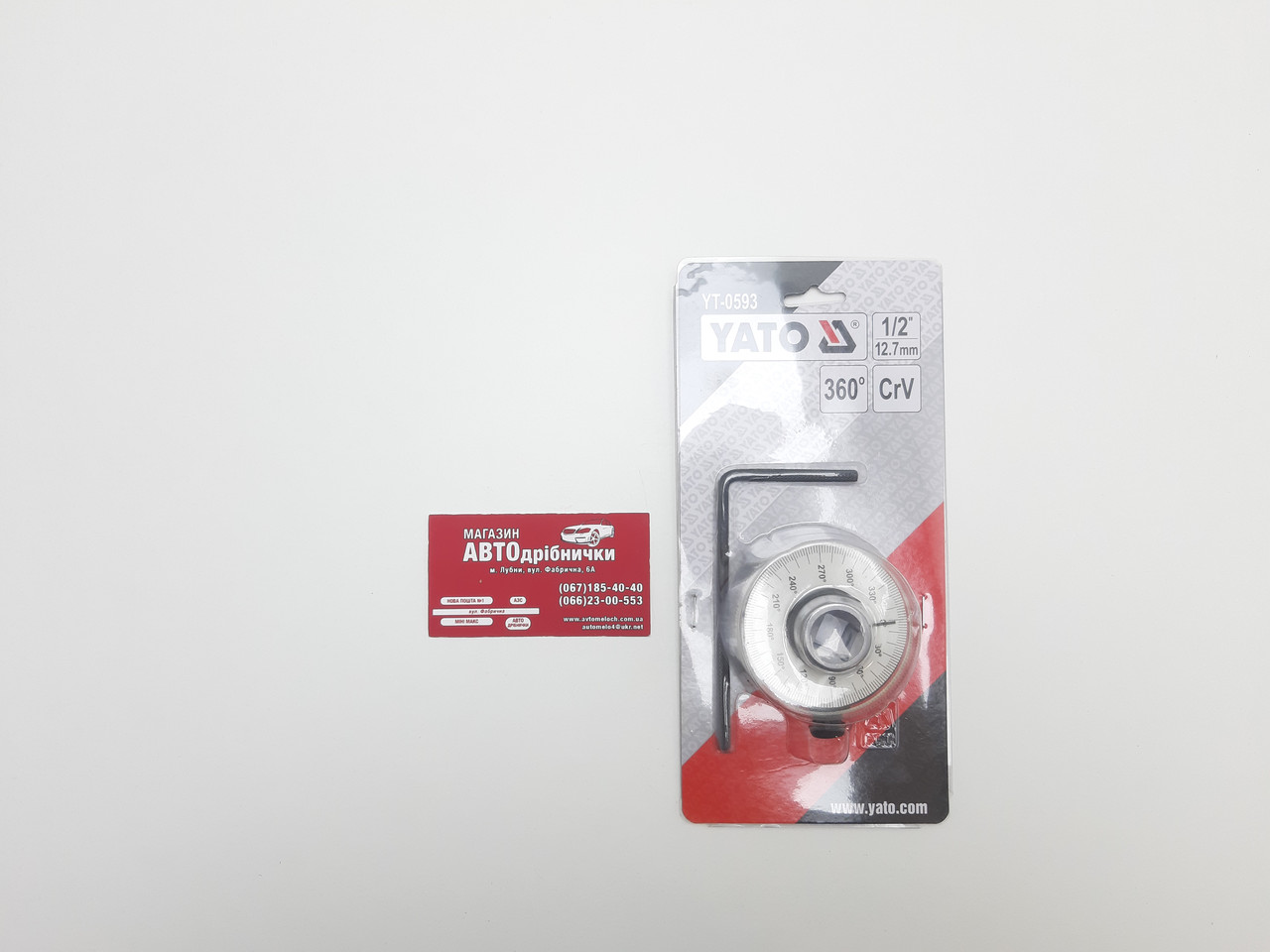 Кутомір для затягування болтів 1/2" Yato