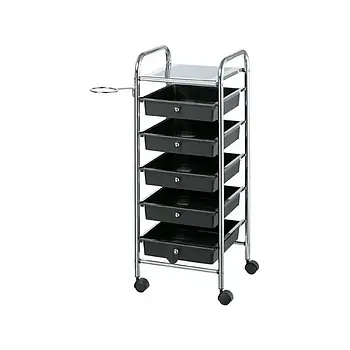 Професійний візок-помічник перукарський Comair Coiffeur чорний (3070136)