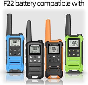 Комплект рацій Baofeng T22/F22 2 шт. Радіостанція Рація з ліхтариком Type-C