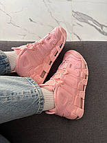 Жіночі кросівки Nike Air More Uptempo Pink Найк Аптемпо рожеві шкіряні демісезон весна осінь, фото 2