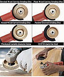 Круг шліфувальний 125 мм — Шліфувальний круг по дереву до болгарки, фото 4