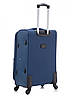 Тканинна валіза середня на 4 колесах Bonro Tourist синій, фото 6