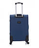Тканинна валіза середня на 4 колесах Bonro Tourist синій, фото 3