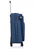 Тканинна валіза середня на 4 колесах Bonro Tourist синій, фото 5