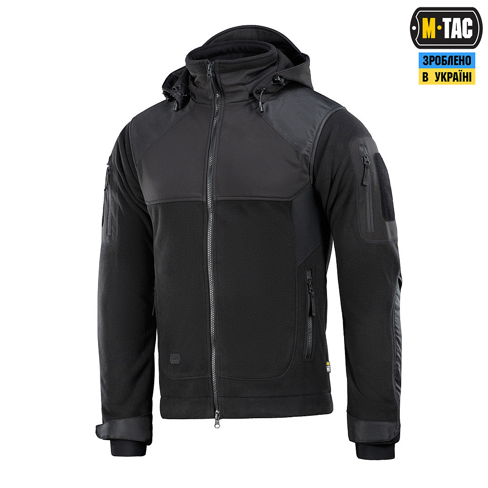 M-Tac куртка Norman Windblock Fleece Black, фото 1