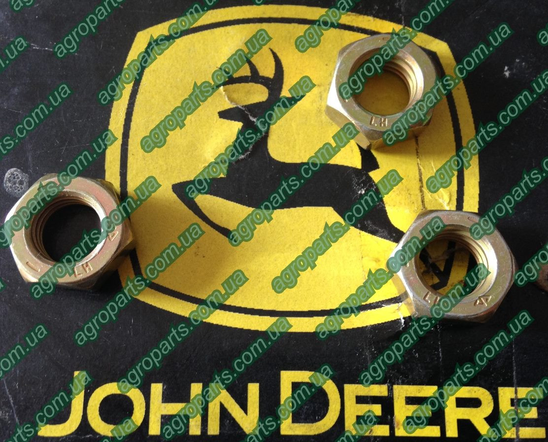 Гайка 14H939 LH ліва 1⁄2" John Deere HEX NUT запчастини гайки 1/2" 14Н939 (0,5 дюйма)