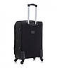 Тканинна валіза велика на 4 колесах Bonro Tourist чорний, фото 3