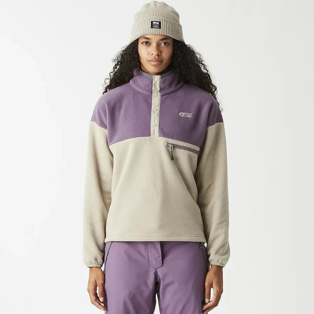 Picture Organic реглан флісовий Arcca 1/4 W pure cashmere S, фото 1