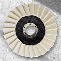 Коло фетрове пелюсткове на УШМ Рамболд 125 x 25 мм для чистового полірування металу та лакованих поверхонь