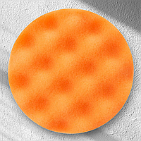 Коло полірувальний поролоновий Рамболд 150 мм на липучці хвиля для високоякісного полірування металу та лаку