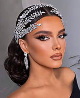 Тіара/Діадема/Корона/Весільний обруч зі стразами /Прикраса на голову /Прикраса для волосся для фотосесії /весіль /виступів конкур