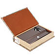 Книга-сейф у вигляді книги "Стара мапа світу" на замку для зберігання, грошей, документів, цінних речей 26*17*5 см, фото 3