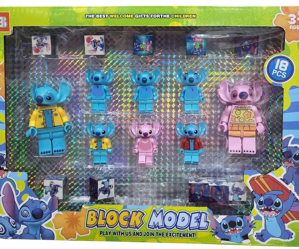 💙Дитячий набір іграшок Стіч Block Model Stitch у вигляді міні-фігурок лего, фото 1