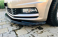 Передний лип-спойлер (ABS) для Volkswagen Touran 2015- гг