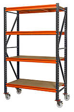 Стелаж | 2000 - 2500 мм | різні розміри | від 330 кг/полка | метал полки | металевий | оцинкований SN2, фото 5