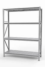 Стелаж | 2000 - 2500 мм | різні розміри | від 330 кг/полка | метал полки | металевий | оцинкований SN2, фото 4