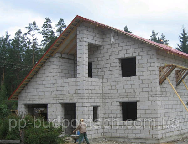 Будинок з газобетону Бровари Стоунлайт своїми руками 