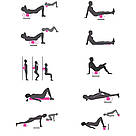 Масажний ролик середньої жорсткості, 29х8см, ShappaFit, Синій / Масажний валик для спини / Ролик для йоги, фото 6