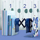 Металева підставка для книг, 19×14×10см, LTS-3069 / Розсувна підставка під книги / Органайзер для книг, фото 3