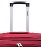 Тканинна валіза середня на 4 колесах Bonro Tourist вишнева, фото 9