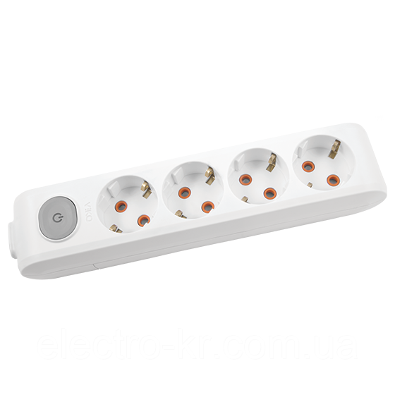 Колодка на 4 гнізда з заземленням та вимикачем VIKO by Panasonic Multi-let