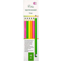 Набір олівців CR255-12 неоновий 12 штук