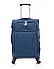 Тканинна валіза середня на 4 колесах Bonro Tourist синій, фото 2