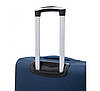 Тканинна валіза середня на 4 колесах Bonro Tourist синій, фото 7
