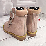 Ортопедичні шкіряні демісезонні черевики для дівчинки супінатор ВП1-ВП7 каблук Томаса Kena Кена розмір 21-40, фото 3