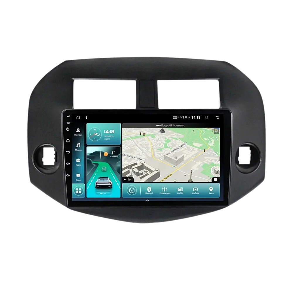 Штатна магнітола андроїд TOYOTA RAV4, Автомагінтола 2 дин 2/32, штатний головний пристрій туто, фото 1