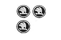 Колпачки на диски 56/52мм sk5652 (3 шт) для Skoda