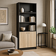 Сучасна підлогова книжкова шафа стелаж 2Д для дому у вітальню, кімнату венге Фантазія Мебель Сервіс, фото 2