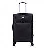 Тканинна валіза середня на 4 колесах Bonro Tourist чорний, фото 2
