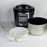 Мультиварка електрична 5 л Kingberg 900 Вт, універсальна з антипригарною чашею і таймером, 43 програми, KB-2001, фото 6