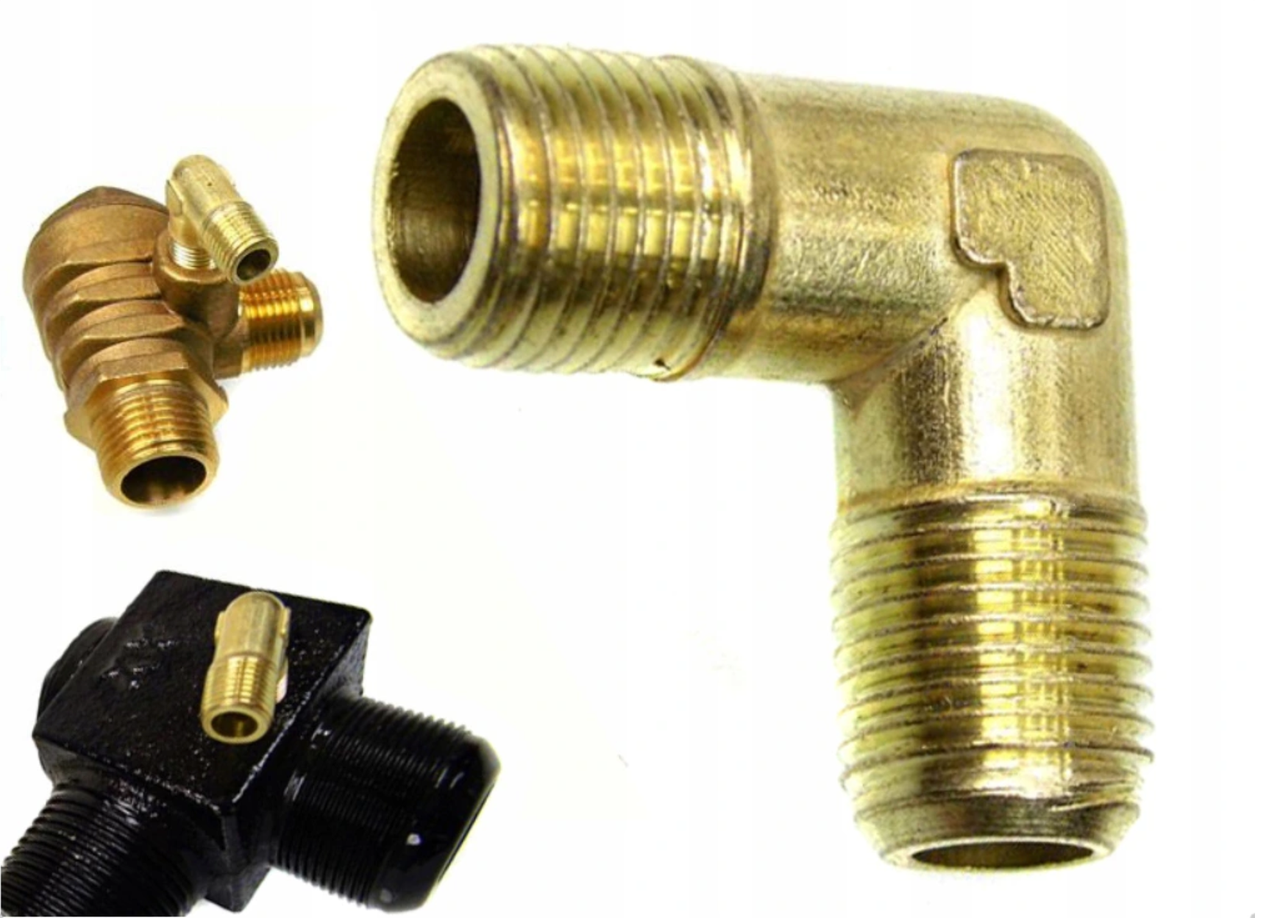 1/8 '' КОЛІНО куточок для зворотного клапана масляного компресора, фото 1