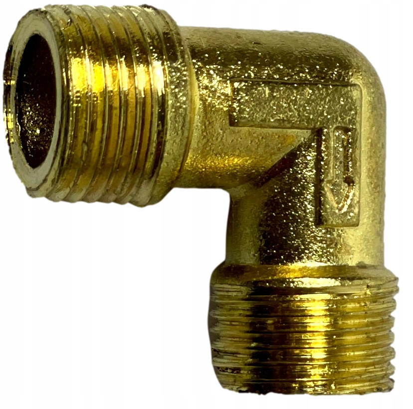 КУТОЧОК 3/8" до головки, підключення масляного компресора, коліно, фото 1