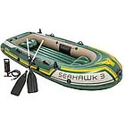 Intex 68380 Seahawk Надувний човен з веслами та насосом, фото 2