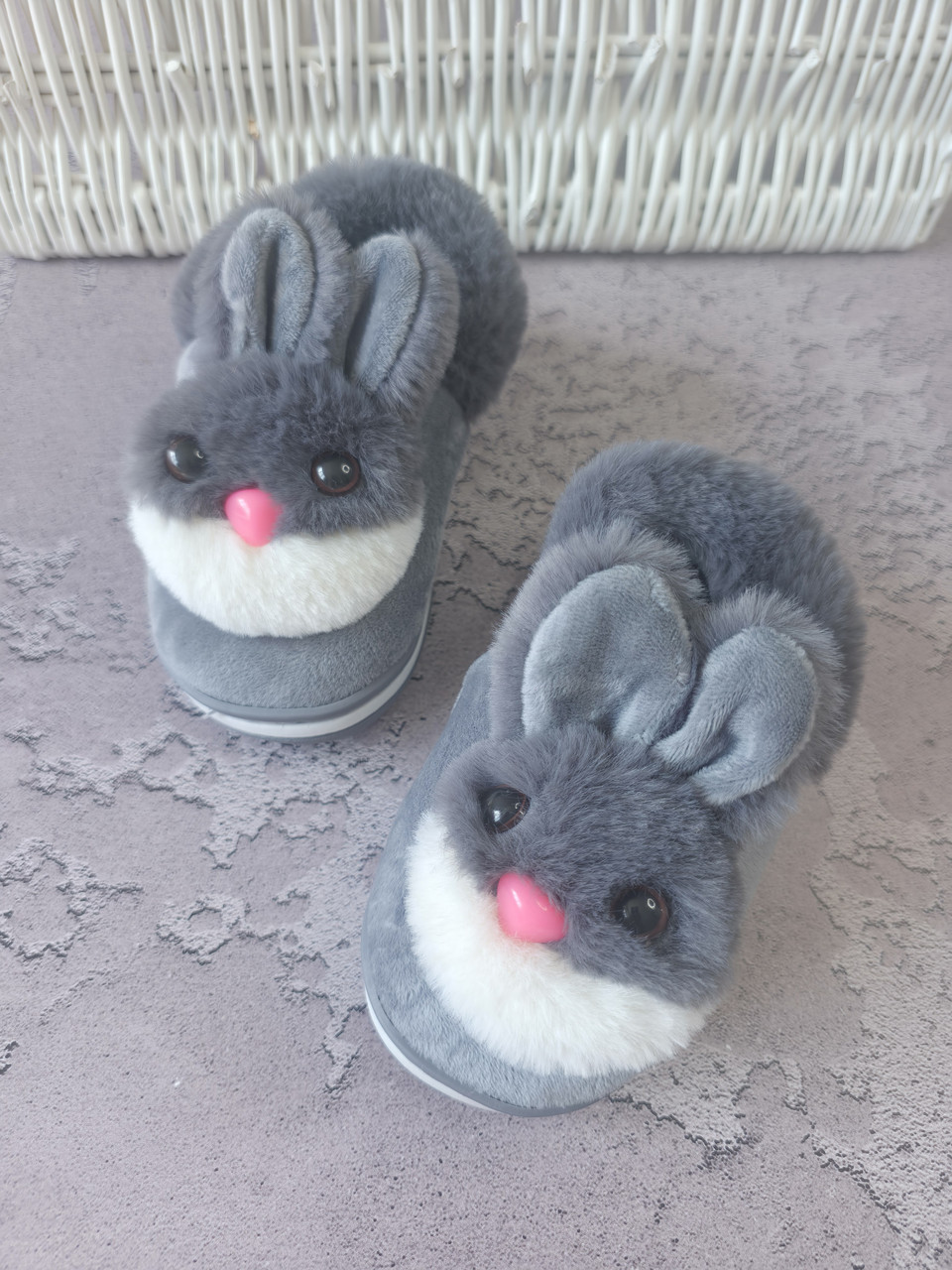 Дитячі домашні капці від 24 до 29 розміри кімнатні хутряні зимові капчики для хлопчика садочка будинку, фото 1