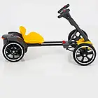 Bambi M 6072 Yellow Дитячий електрокарт, фото 3