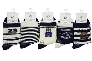 Шкарпетки дитячі бавовна 75%, 20% поліестер, 5% спандекс 1-4 рок., 5-8 рок, 9-12 рок. Рельєфні (10)