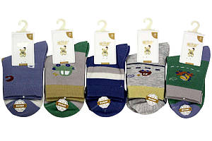 Шкарпетки дитячі бавовна 80%, 20% спандекс 1-4 рок., 5-8 рок, 9-12 рок. (10) 3107-2