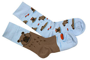 Шкарпетки з принтом, безшовний носок розмір 36-40 ООПТ (12) CP9241