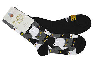 Шкарпетки з принтом, безшовний носок розмір 36-40 ООПТ (12) CP9243