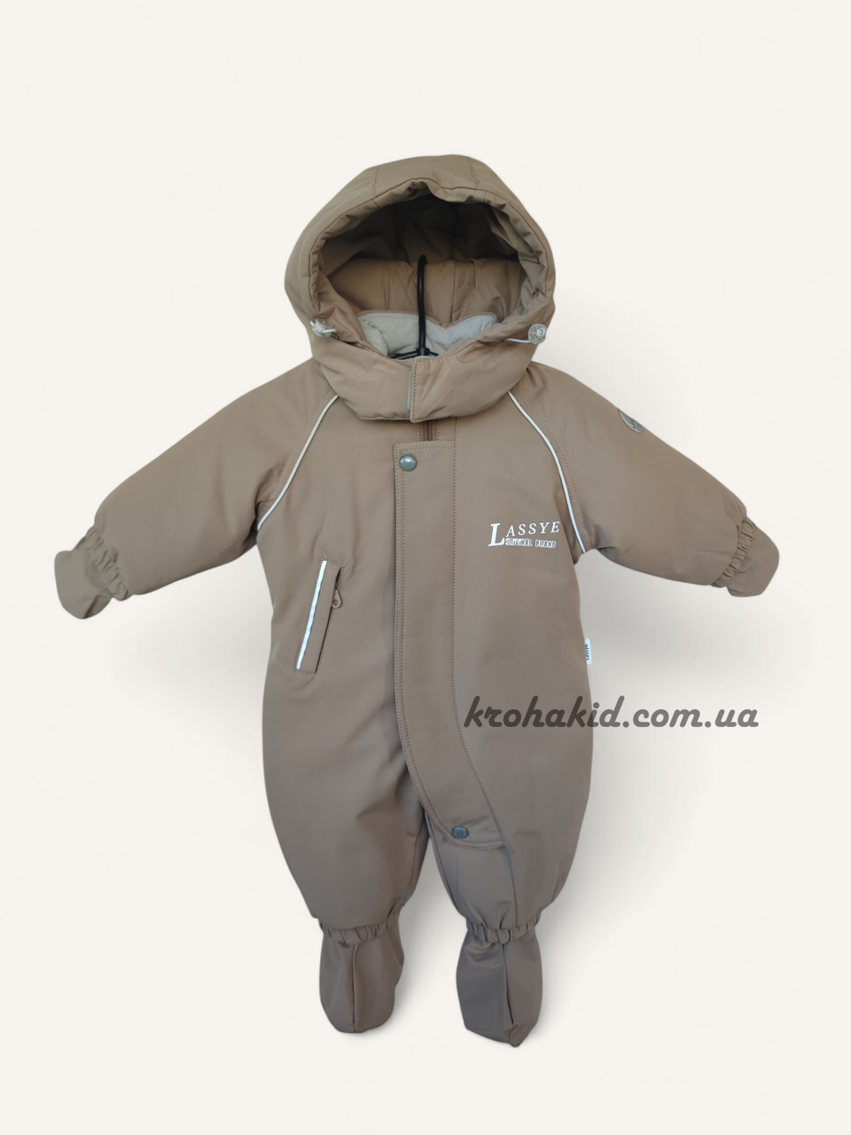 Зимовий непромокаючий дитячий термо комбінезон Lassie з топіками і рукавичками розмір 62 68 74 80 мембрана
